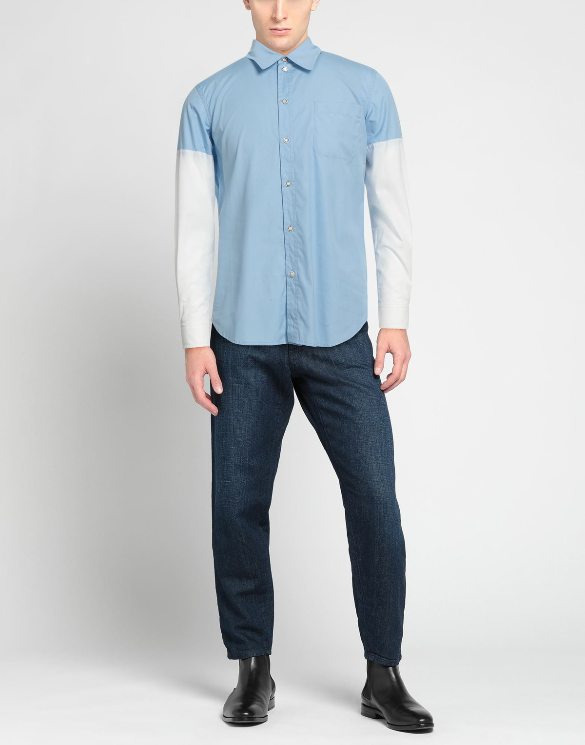 Marni Mens Shirt Sky in Blue