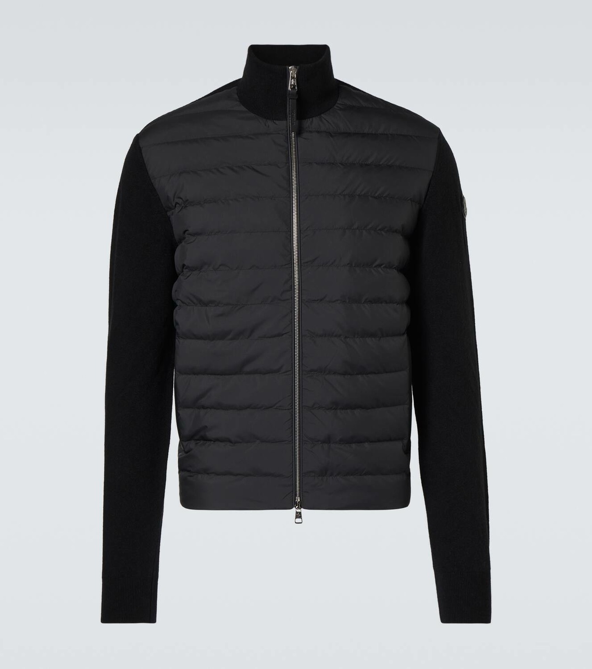 Moncler Down-paneled wool and cashmere jacket