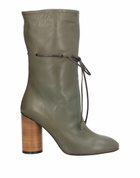 Manila Grace Womens Ankle boots Military in Green