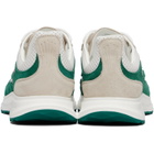 Casablanca White & Green Stade Sneakers