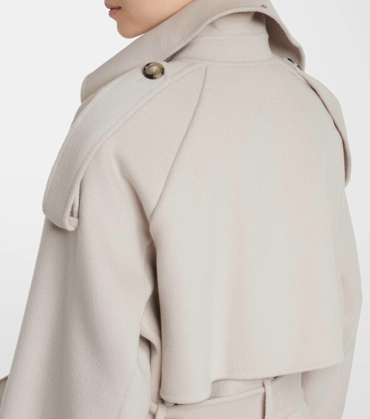 Sportmax Fiore belted wool coat