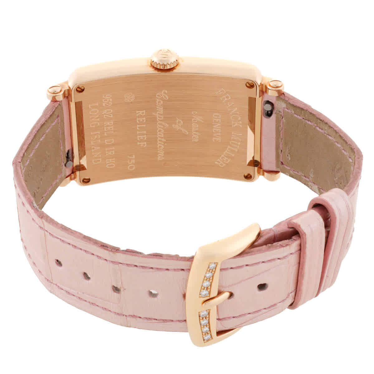 Franck Muller Long Island Quartz Diamond Silver Dial Ladies Watch 952 QZ D 1R REL HO 5N