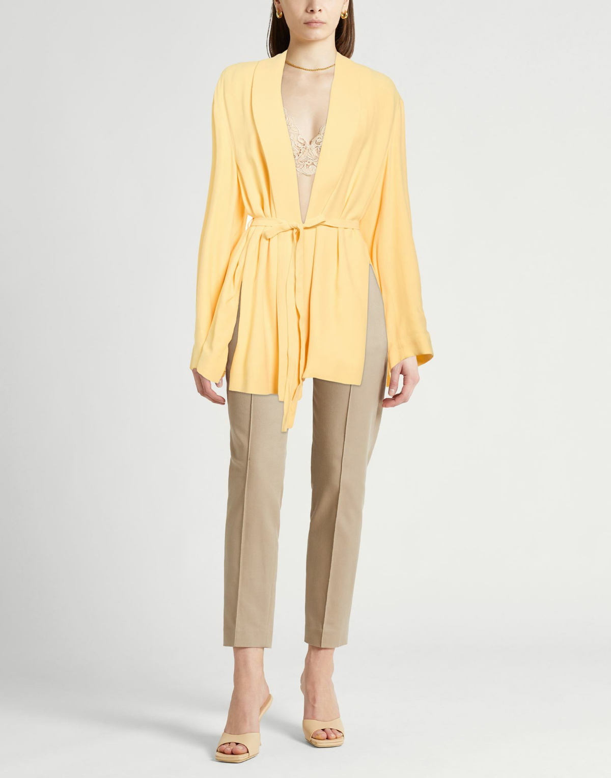 Erika Cavallini Womens Blazer in Yellow