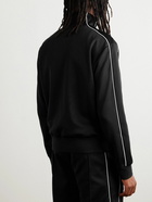 Givenchy - Logo-Print Cotton-Blend Tech-Jersey Track Jacket - Black