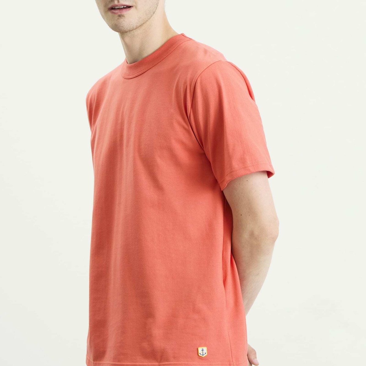 Armor-Lux Men's Classic Callac T-Shirt in Paprika