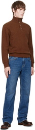 Entire Studios Brown Port Pullover Sweatshirt