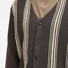 Magic Castles Men's Frank Cardigan in Charcoal Mesh