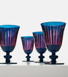 L'Objet Prism set of 4 wine glasses