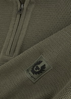 Belstaff Guide Half-zip Cotton Jumper Green