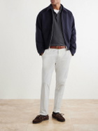James Perse - Slim-Fit Stretch Cotton-Blend Trousers - Neutrals