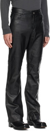 Deadwood Black Porter Leather Pants