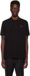 Hugo Black Slim-Fit Polo