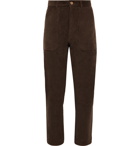NANUSHKA - Jasper Cotton-Blend Corduroy Suit Trousers - Brown