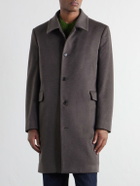 Paul Smith - Brushed Wool and Cashmere-Blend Felt Coat - Brown