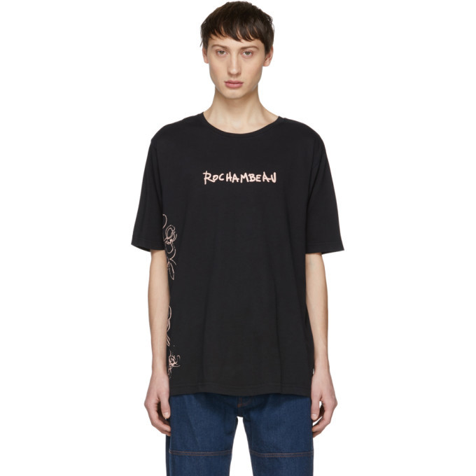 Rochambeau Black Logo Core T-Shirt Rochambeau