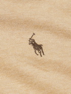 Polo Ralph Lauren - Logo-Embroidered Cotton Zip-Up Sweater - Brown