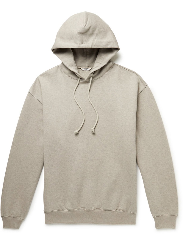 Photo: Auralee - Cotton-Jersey Hoodie - Neutrals