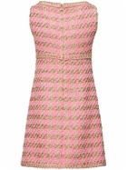 GIAMBATTISTA VALLI - Lurex Tweed Mini Dress