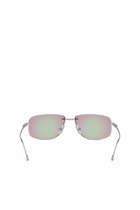 Diesel Racer shape sunglasses in metal - Sunglasses - Unisex - Silver