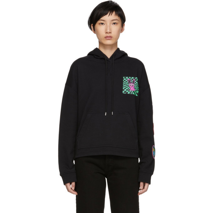 Photo: McQ Alexander McQueen Black Acid Bunny Hoodie