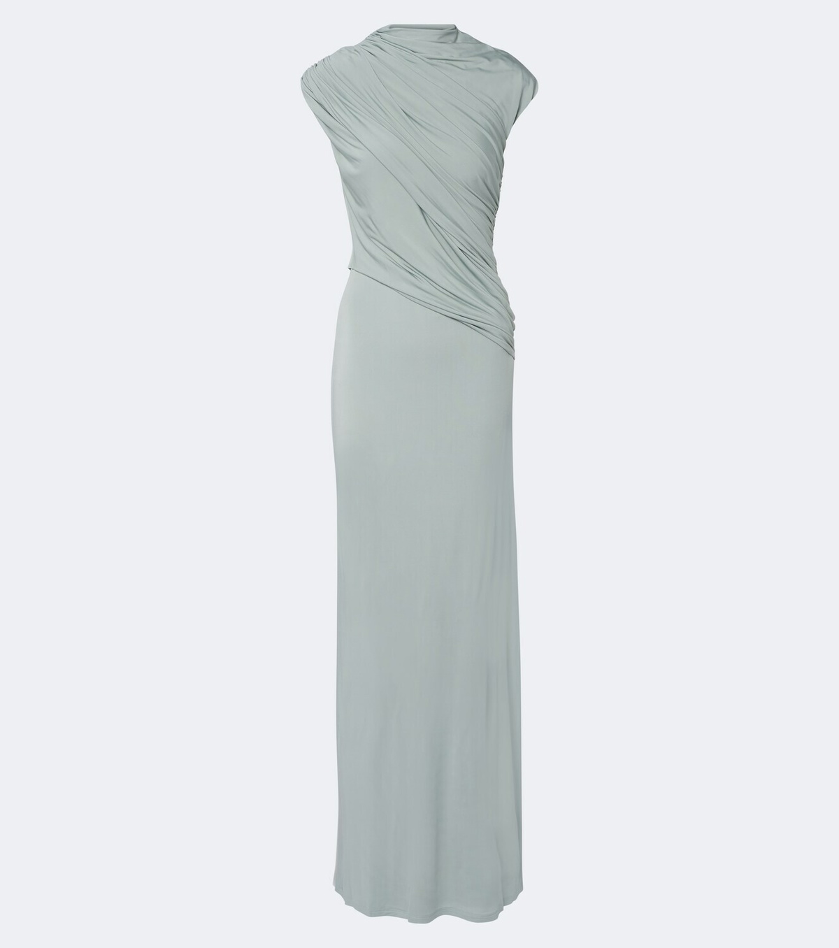Tove Saffron draped jersey maxi dress