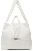 Tekla Off-White Beach Tote
