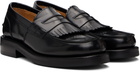 OUR LEGACY Black Leather Loafers