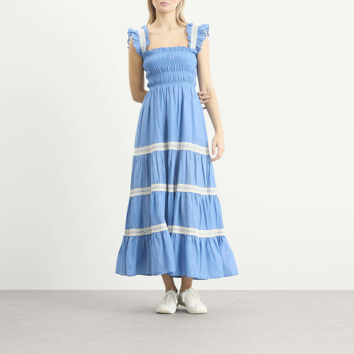 RIXO Women's Aubrie Dress in Blue Rixo