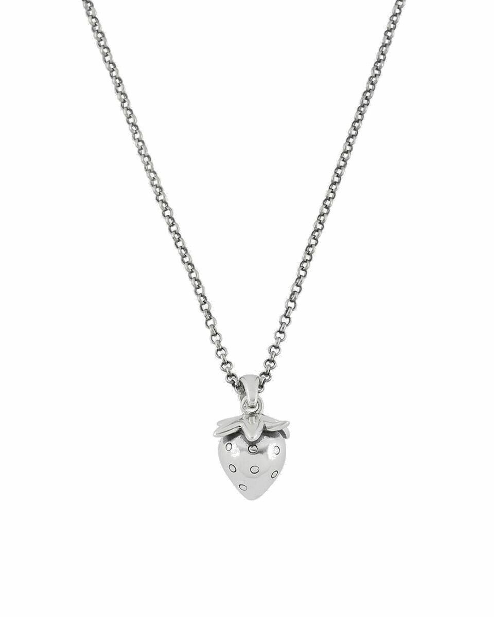 Photo: Serge De Nimes Silver Strawberry Necklace Silver - Mens - Jewellery