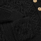 Inverallan Men's 3A Lumber Cardigan in Black