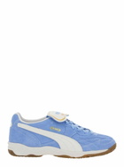 Puma king Light Blue Sneakers With Formstrip Logo Detail On The Side And Logo Patch On The Tongue In Leather Unisex