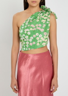 Bernadette Carlotta Floral-print Shell top Multi Print