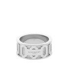 Givenchy Large Engraved Chain Ring