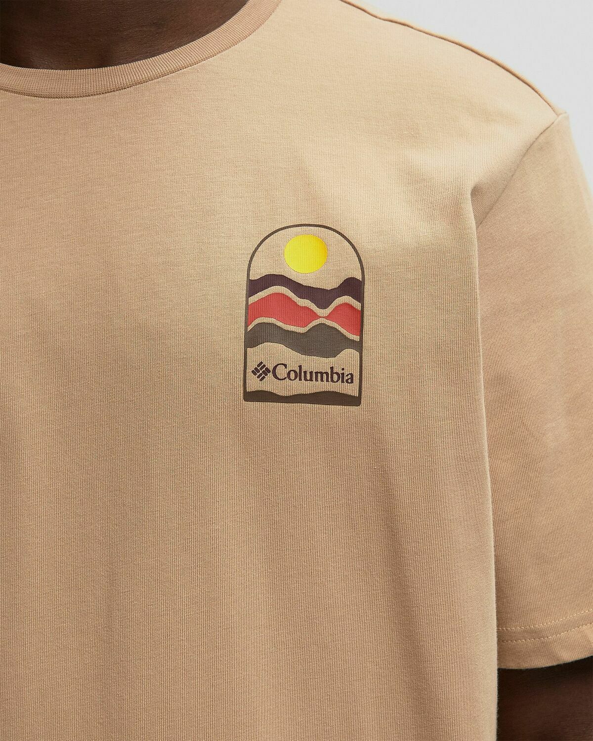 Columbia Explorers Canyon™ Back SS Tee Brown Mens Shortsleefe