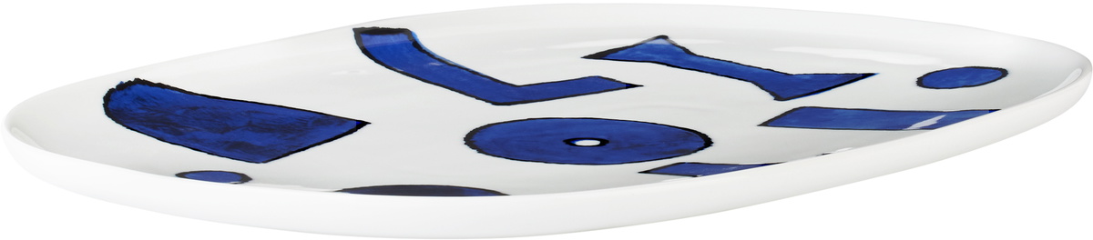 Alessi White Itsumo Oval Serving Plate