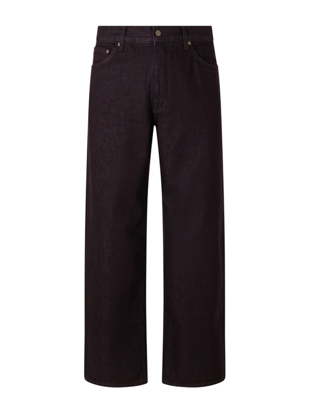 Photo: NN07 - Ross 10069 Straight-Leg Organic and Recycled Jeans - Brown