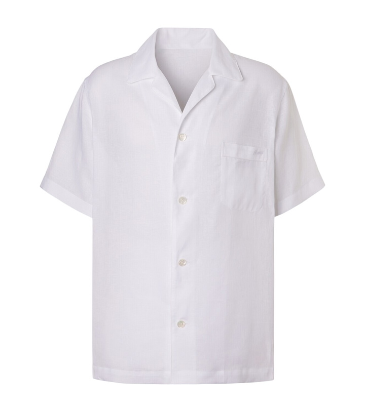 Photo: Brioni Linen bowling shirt