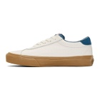 Vans White and Blue Epoch Sport LX Sneakers