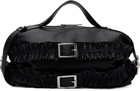 Simone Rocha Black Biker Frill Bag