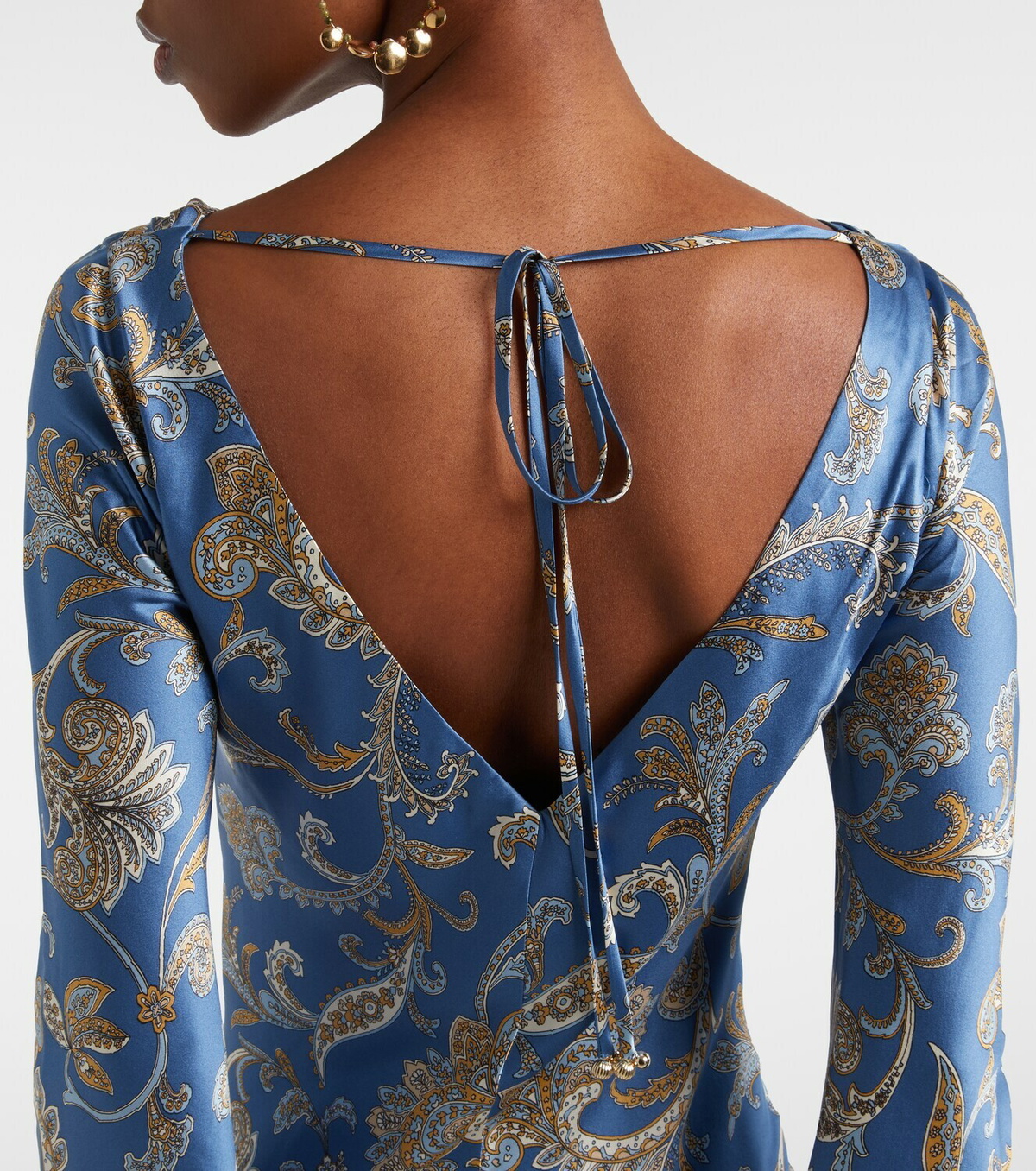 Veronica Beard Ember printed silk-blend maxi dress