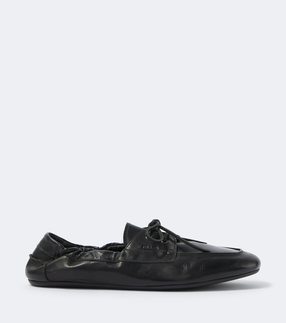 Prada Shuffle leather loafers