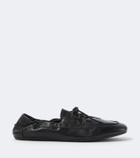 Prada Shuffle leather loafers
