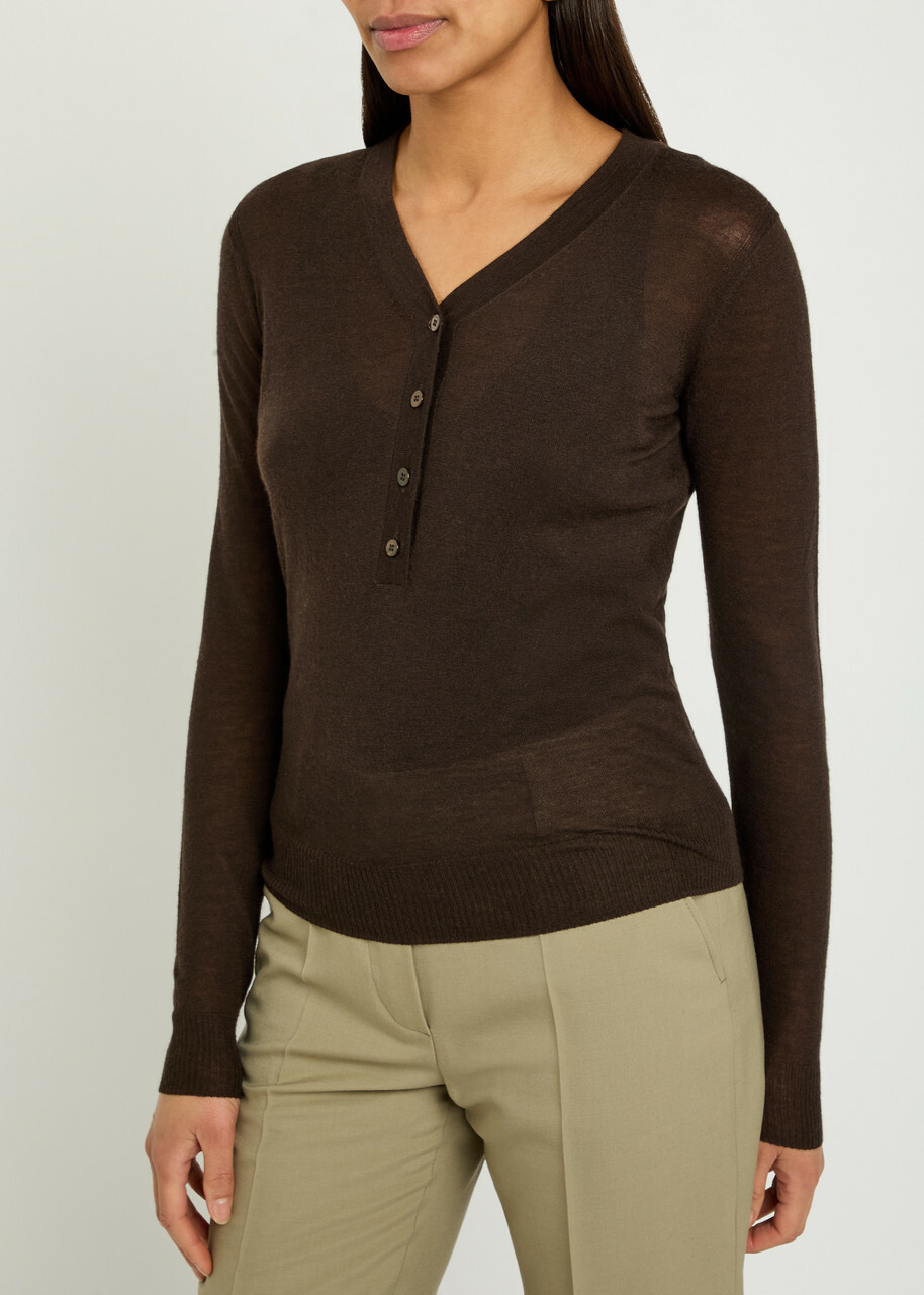 Joseph Gillies Cashmere top Brown