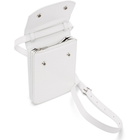 Maison Margiela White Croc Pouch