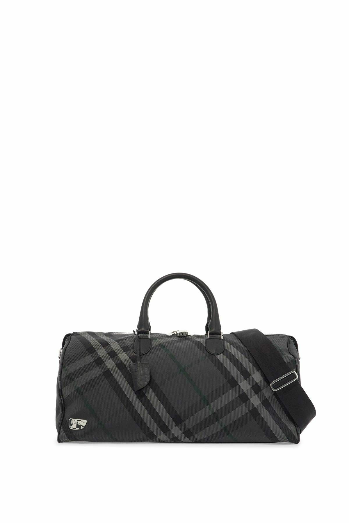 【関税&送料込】Burberry Borsa Duffle Media BURBERRY travel duffel bag with Grey Burberry