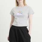 Dime Women's Fluff T-Shirt in Ash