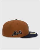 New Era Boucle 59 Fifty New York Mets Brown - Mens - Caps