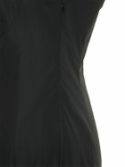 ROCHAS Sleeveless Pleated Taffeta Long Dress