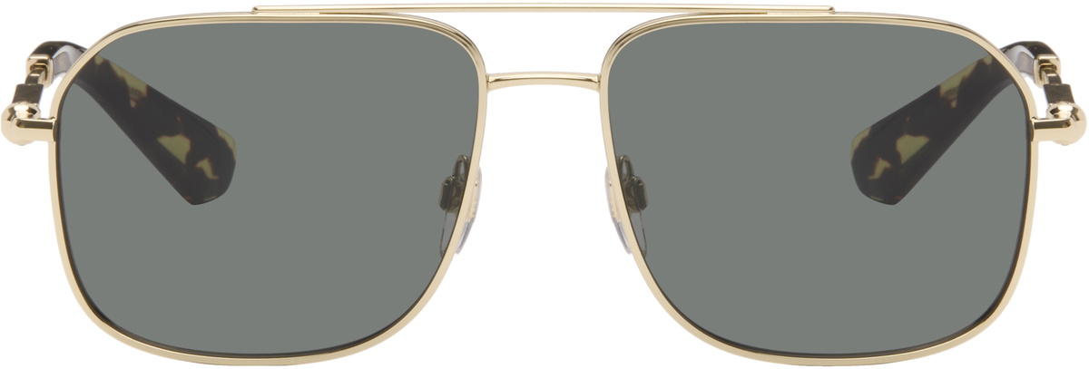 Burberry Gold Metal Sunglasses