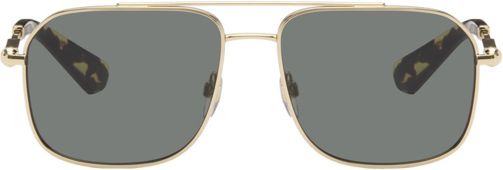 Photo: Burberry Gold Metal Sunglasses